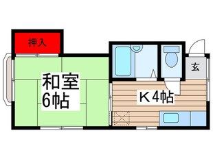 サニーハイツの物件間取画像